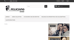 Desktop Screenshot of felicianojoyeros.com